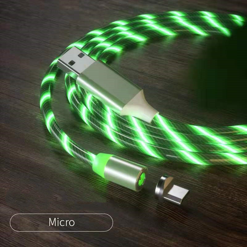 Magnetic Fast Charging Cable – 3-in-1 USB Type-C, Micro USB & iPhone