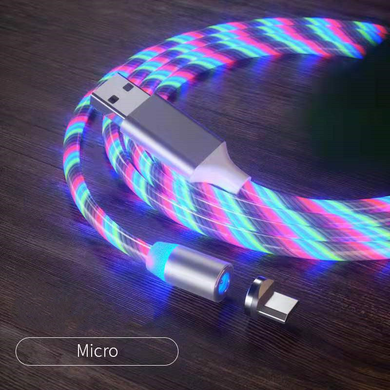 Magnetic Fast Charging Cable – 3-in-1 USB Type-C, Micro USB & iPhone