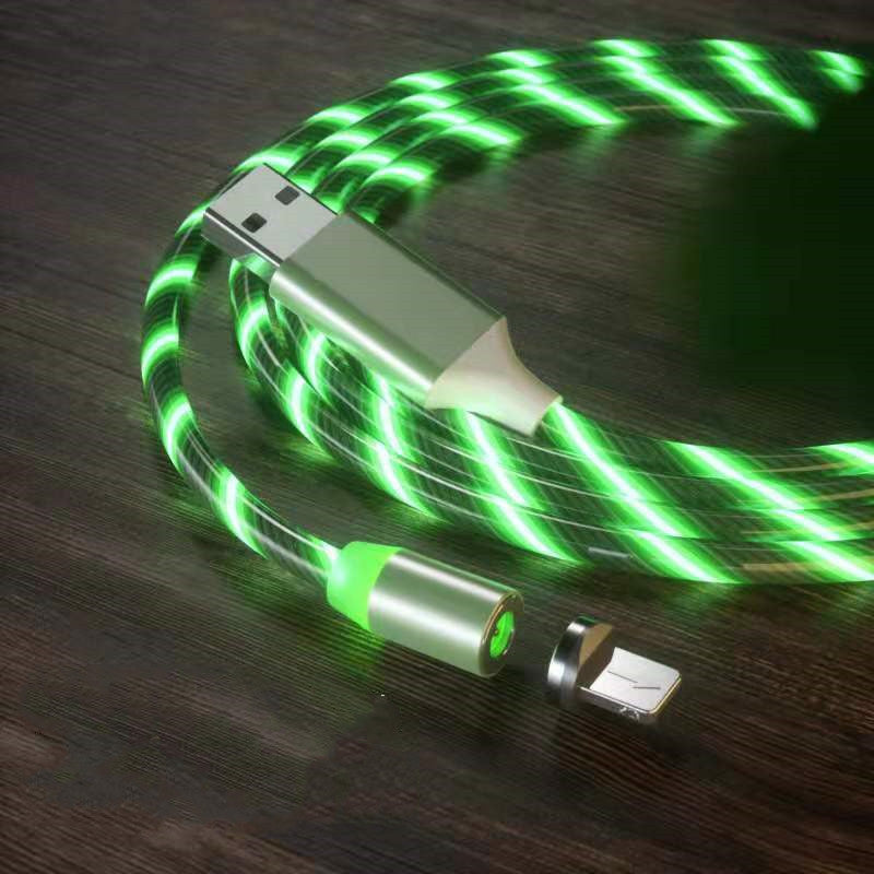 Magnetic Fast Charging Cable – 3-in-1 USB Type-C, Micro USB & iPhone
